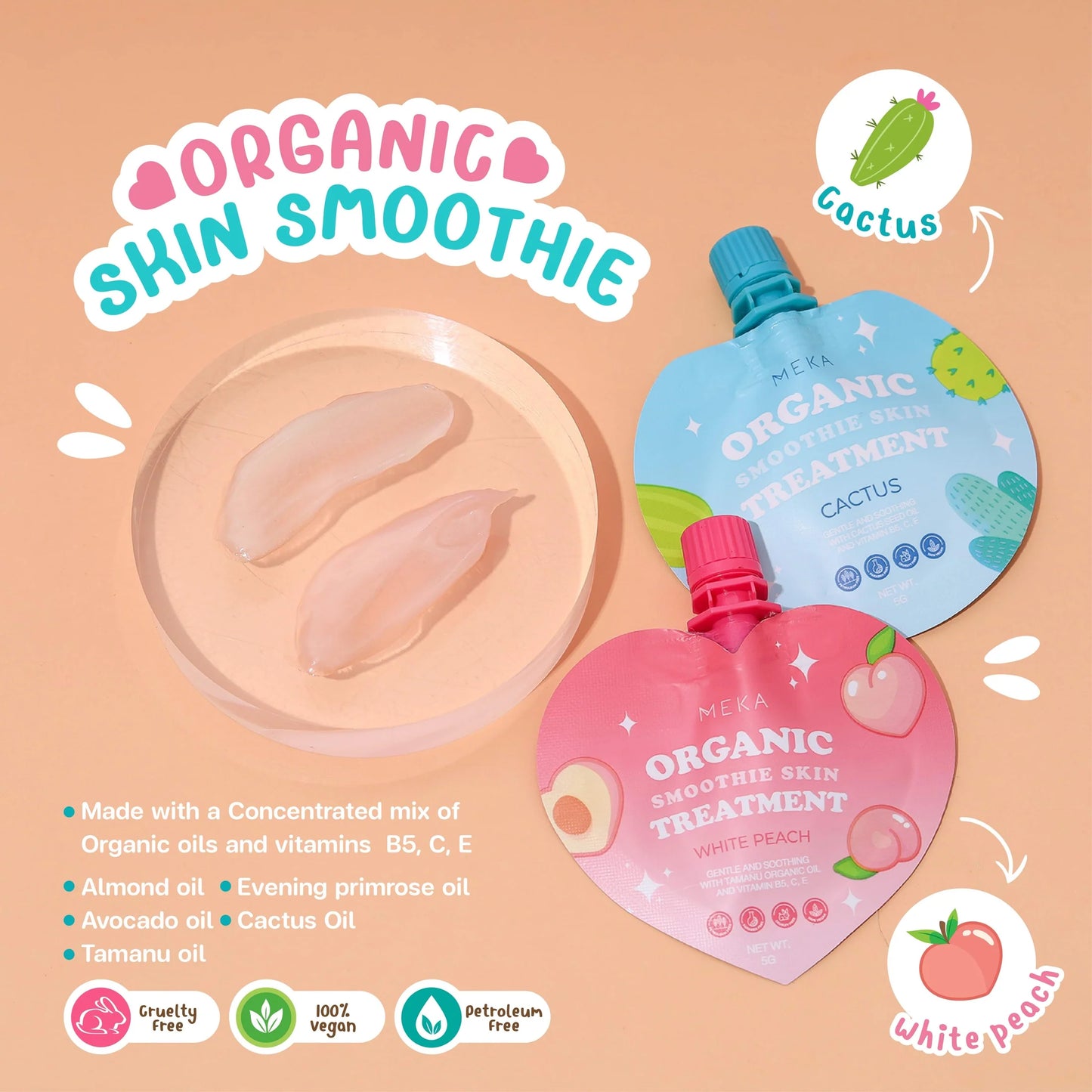 Skin Smoothie Treatment (45g) WHITE PEACH