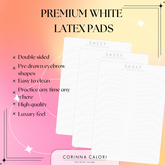 Premium White Latex Practice Pads for PMU Brow Practice BUNDLE